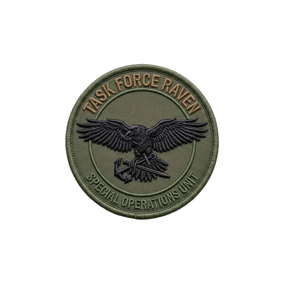 Custom 3D embroidered patches with raised texture