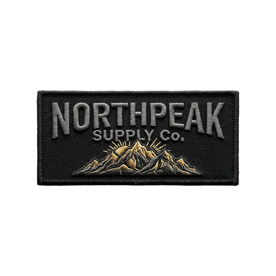 Custom embroidered name patch