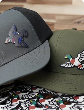 Custom patch on a baseball cap