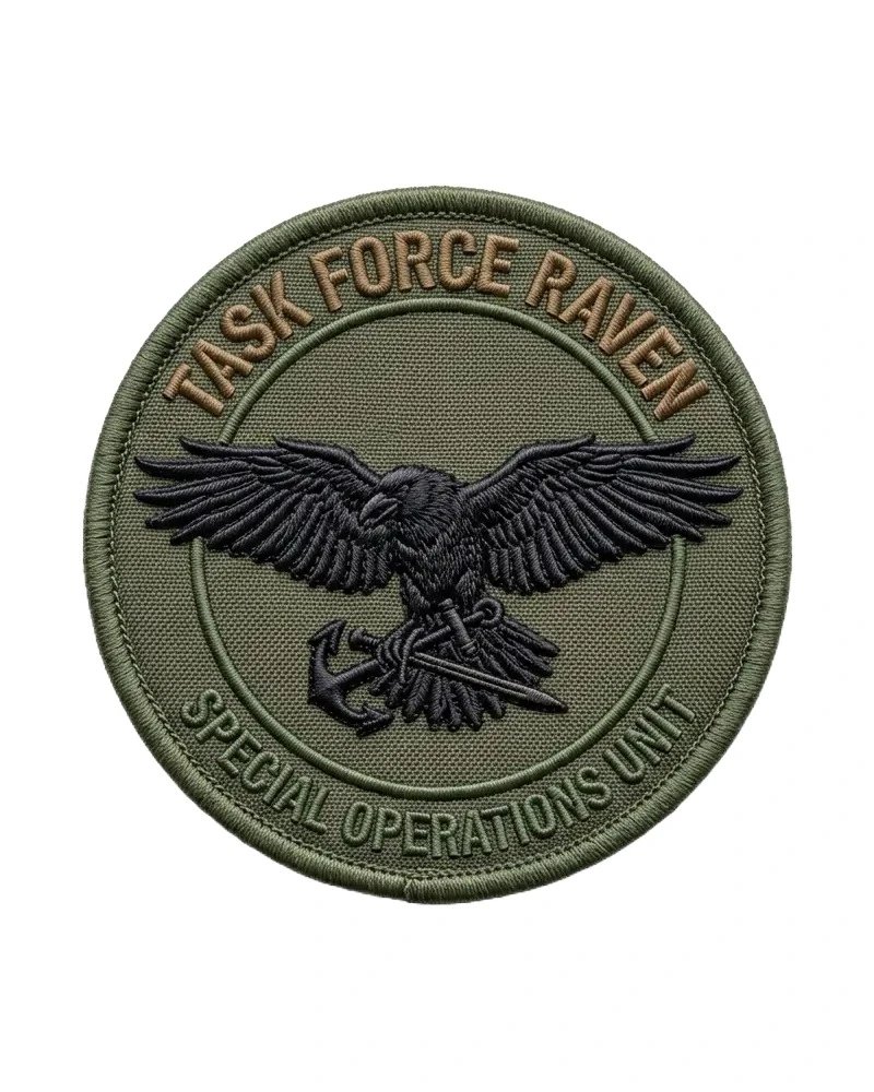 Custom 3D embroidered patch sample 2