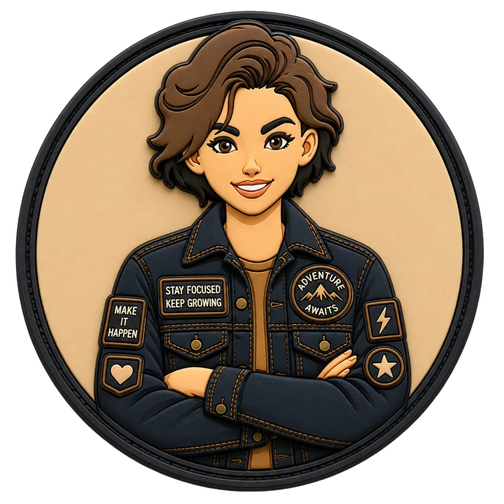 Finished waterproof custom PVC patch